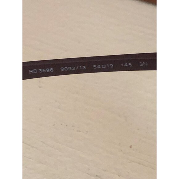 RAY BAN Light Brown Unisex Sunglasses RB3596 with Protective Case - Picture 11 of 13